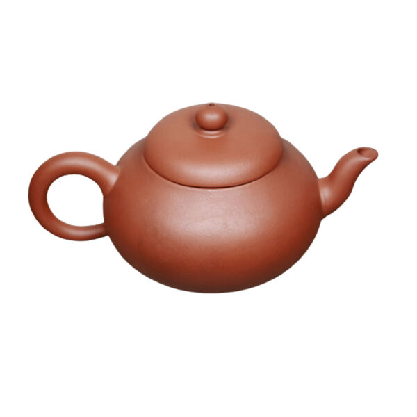 Handcrafted Zisha Teapot – Round Zisha Clay Teapot for 1-2 People