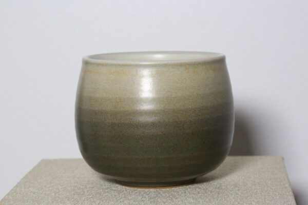 Lin's Ceramics Green Teacup - Premium Glazed Teacup