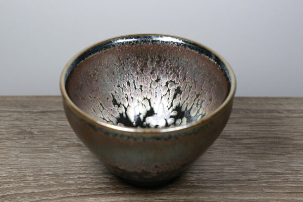 Jianzhan Teacup - Handmade Tenmoku Teacup with Brown Glaze