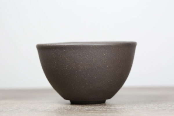 Side view of Small Clay Teacup - Taiwan Artisan Clay for Dark Teas